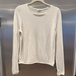 Brandy Melville John Galt roll edge lightweight Sweater light Heather gray